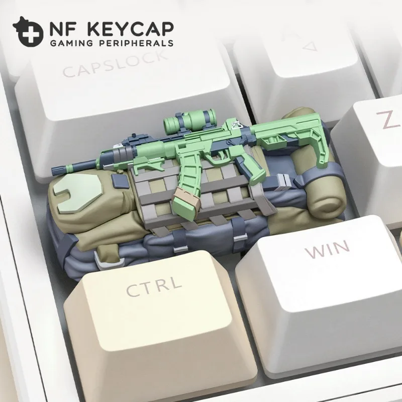 Operation Delta Theme Keycaps Set 3D Resin Artisan Keycaps Custom Original Handmade Keycaps for Mechanical Keyboard Accessories