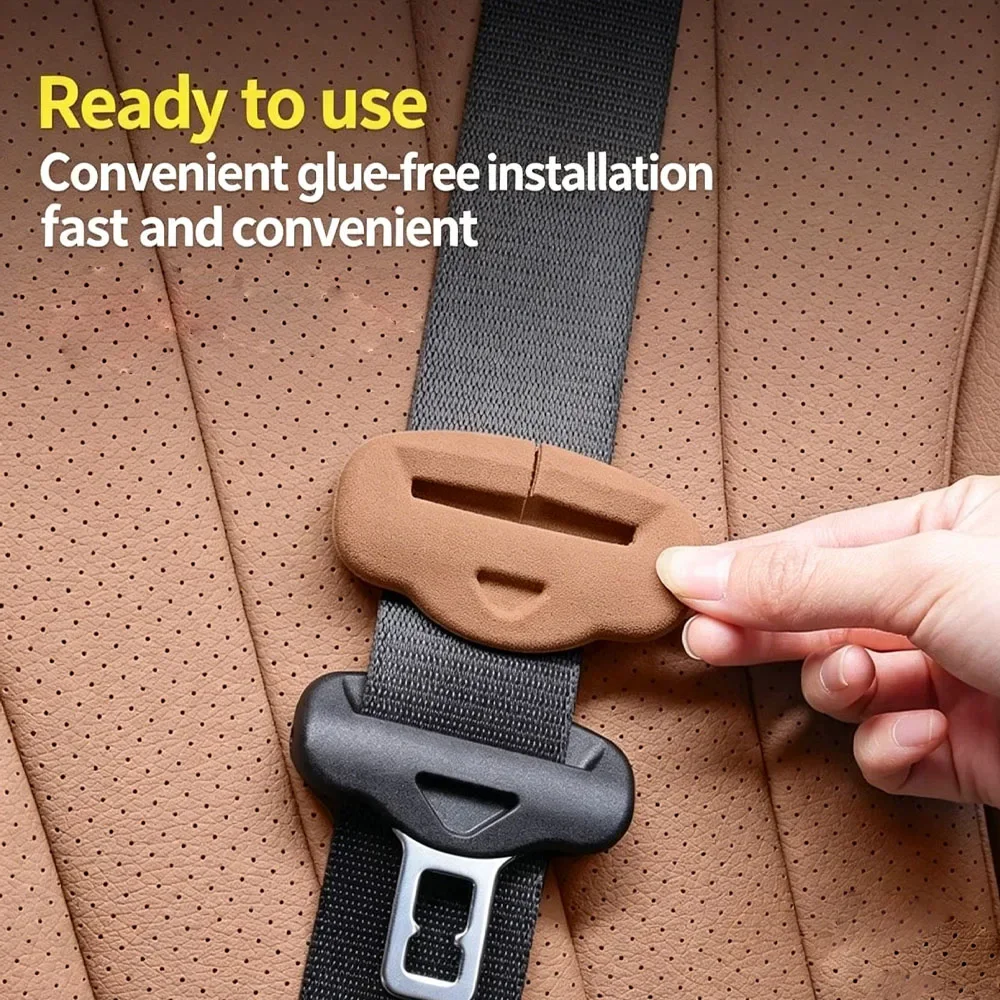 For Mercedes Benz W206 X254 W214 2022-2026 Seat Belt Buckle Cover Silicone Protector Anti Scratch Interior Trim Accessories
