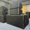 TTS 56-A アクティブ ハイパワー サブウーファー デュアル 21 インチ強力なパッシブ パワード サブウーファー オーディオ システム PA サブウーファー スピーカー 5