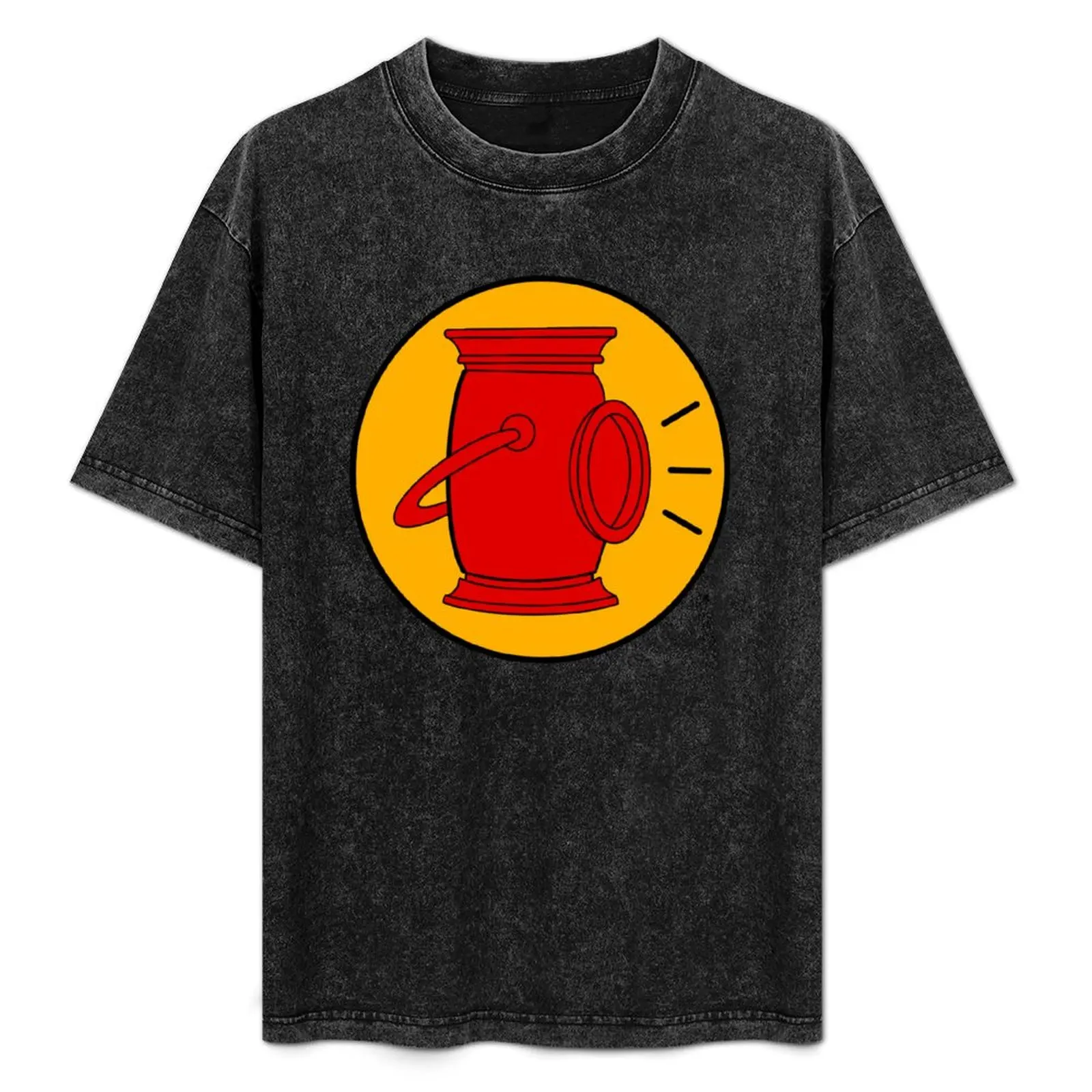 

Golden Age Red Lantern T-Shirt Minimalist Casual Short Sleeve Top
