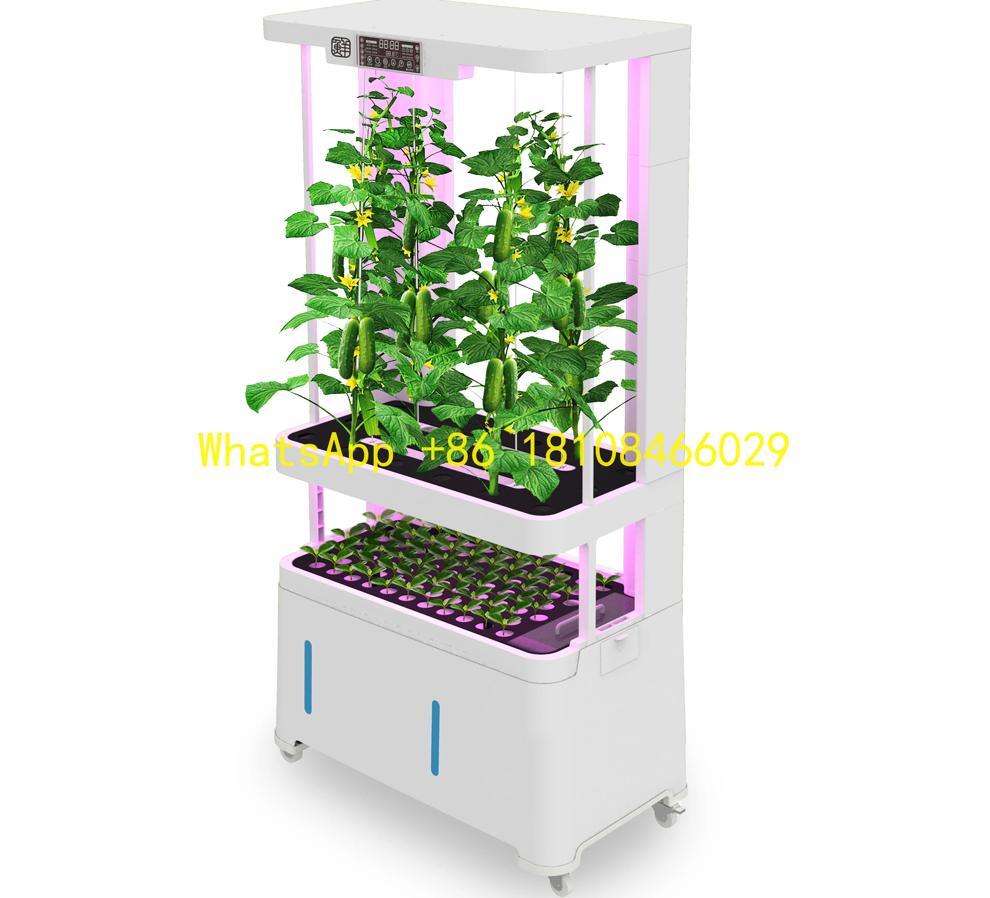

ertical Hydroponic System for Grow Vegetable Plastic Flowerpot Automated Smart Irrigation Commercial Hydroponic Systems V