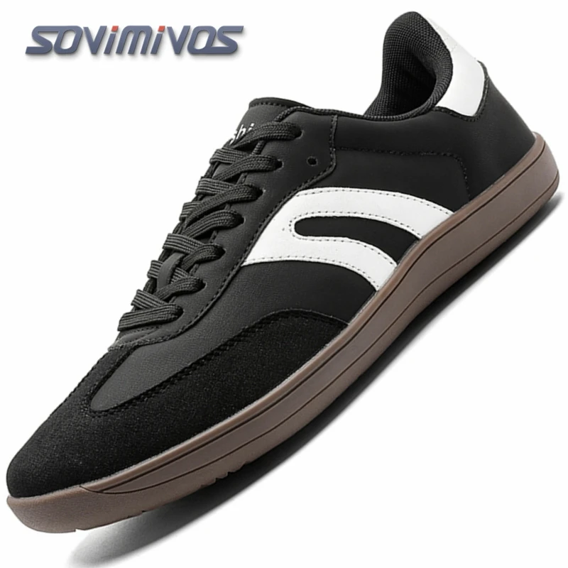 

Унисекс кроссовки для ходьбы босиком с широким носком, минималистичные, с нулевым перепадом высоты, нескользящие, на шнуровке, повседневные, для заземления, теннисные