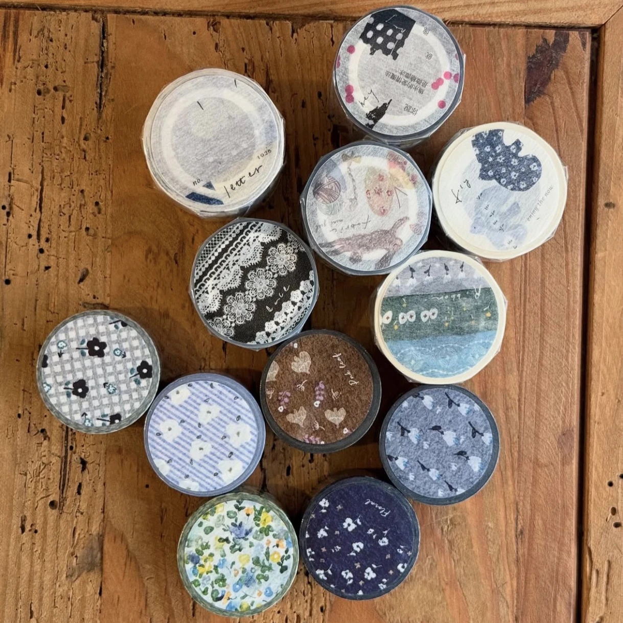 Pion-cinta de tela Vintage, cinta de encaje Washi PET para hacer tarjetas, Plan, álbum de recortes, pegatina decorativa DIY