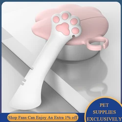 Portable Silicone Cat Canned Lid Dogs Storage Tin Cap Food Sealer Spoon Can Opener Fresh-keeping Lids Bowl Dog Treat Accessories