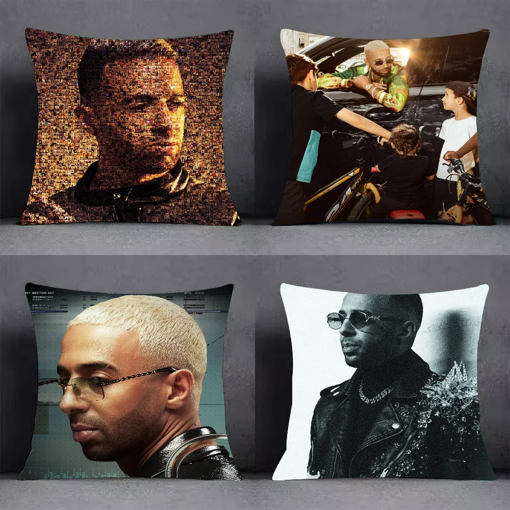

French Rappers Naps En Temps Reel Pillow Case Cover Square Sofa With For Pattern Comfortable Cushionsuitable Of Room