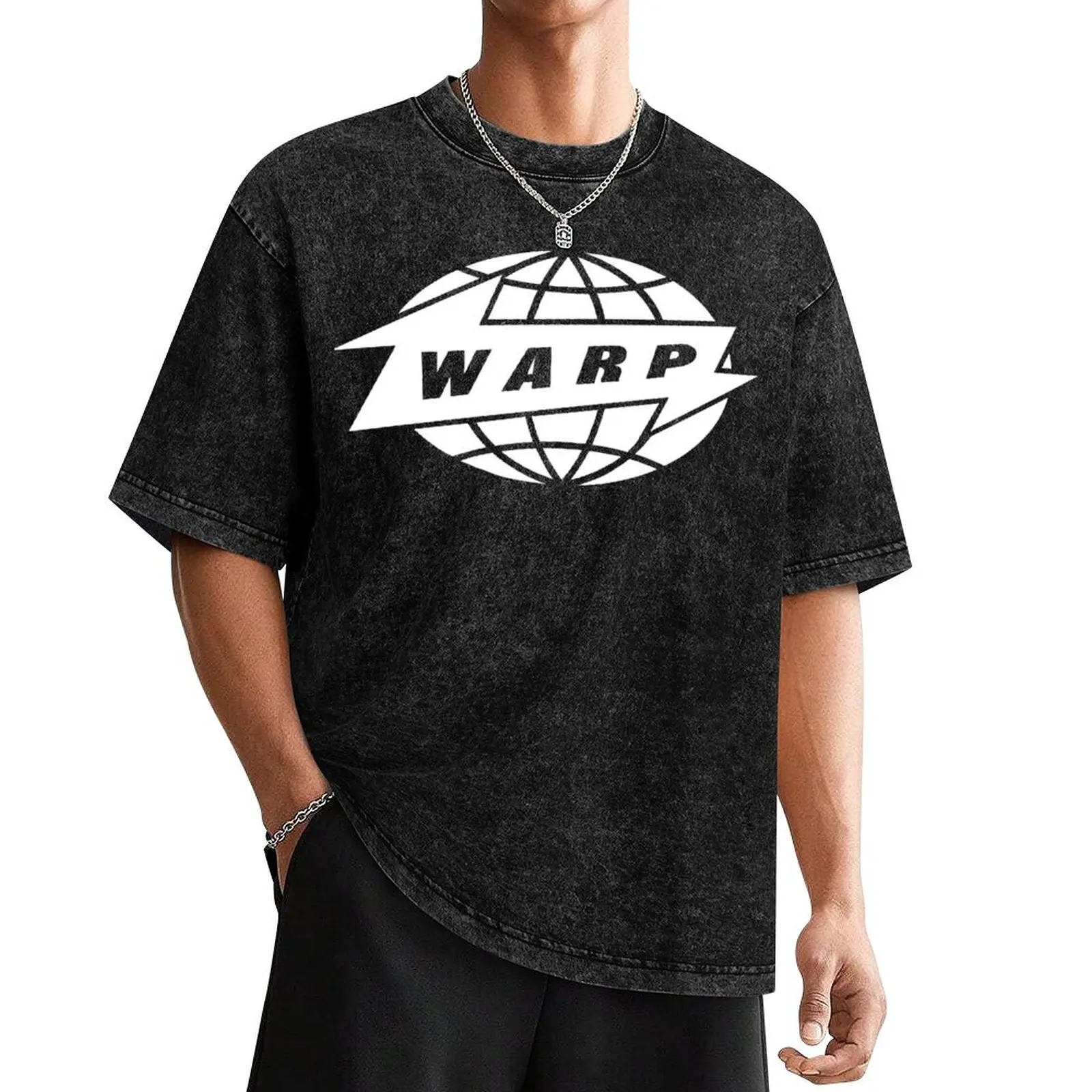 [HIGH QUALITY] Warp Records (white version) T-Shirt vintage graphic tee Man t-shirt graphic shirts mens clothes