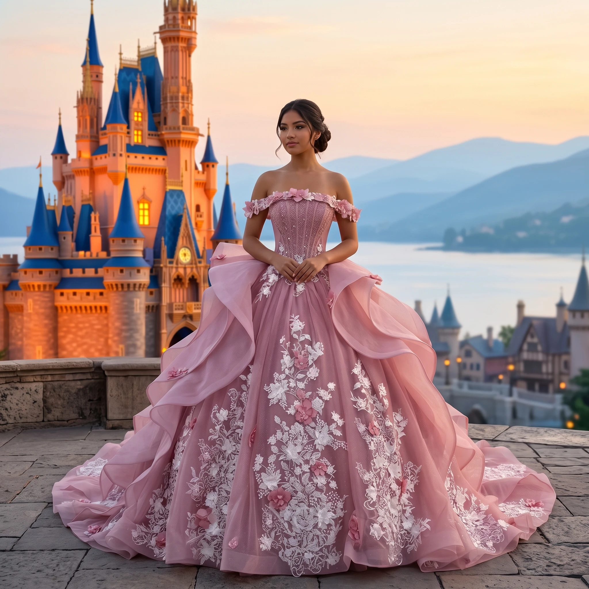 Quinceanera Dresses Ball Gown Off The Shoulder Tulle Appliques Sweet 16 Dresses 15 Anos Customized vestidos de 15 quinceañeras