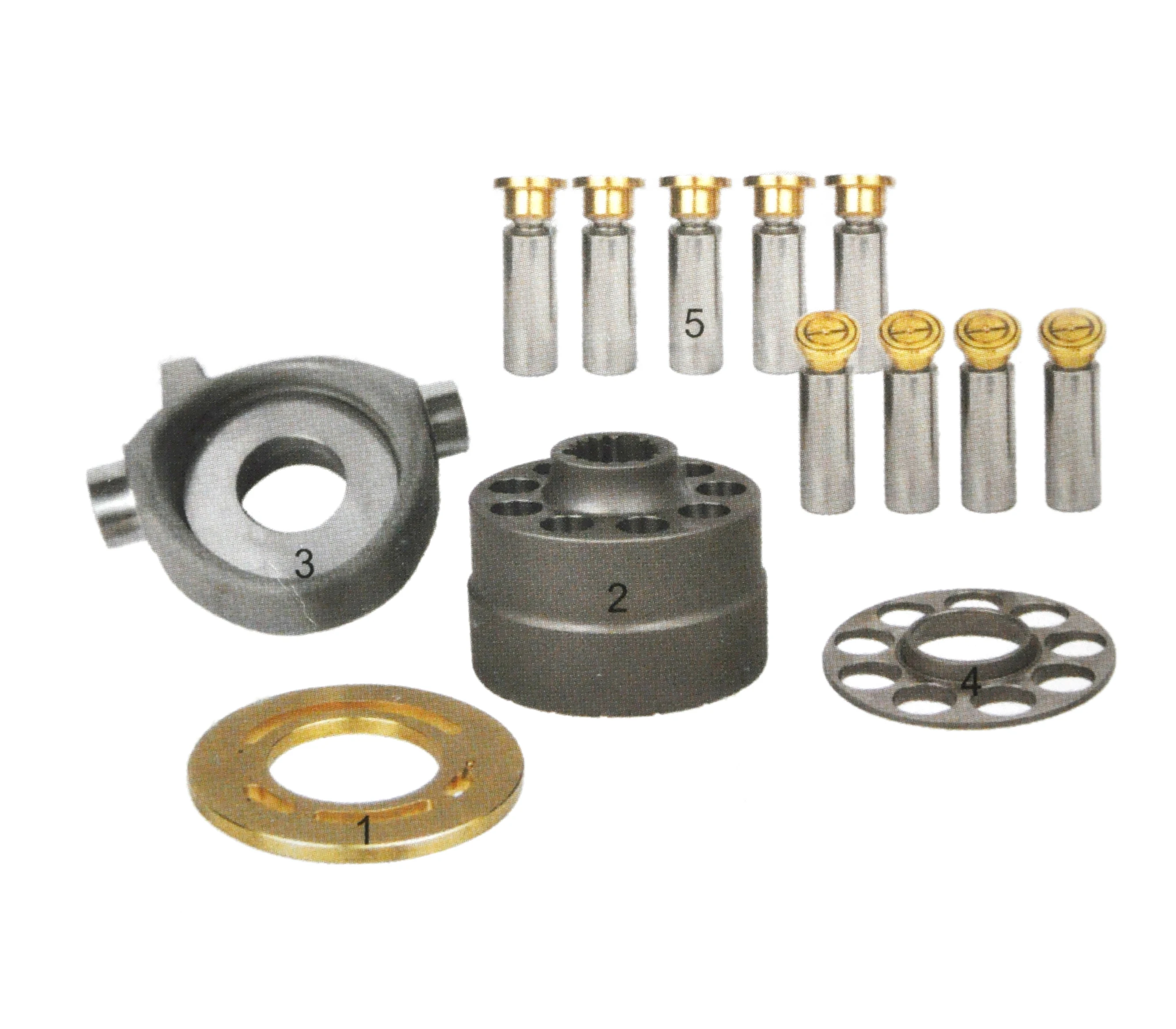 Repuestos hidráulicos del equipo de reparación de la bomba A10V43 E70 PC25 del émbolo del excavador