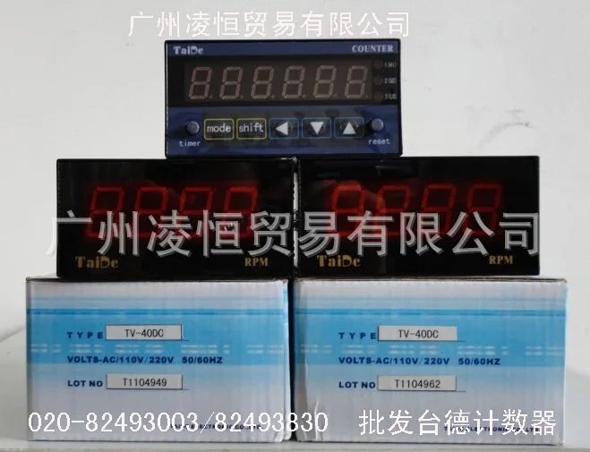 2026 Wholesale TAIDE Counter Tachometer, Line Speedometer: TR-40 TLR-40 Quality Assurance One Year Spot