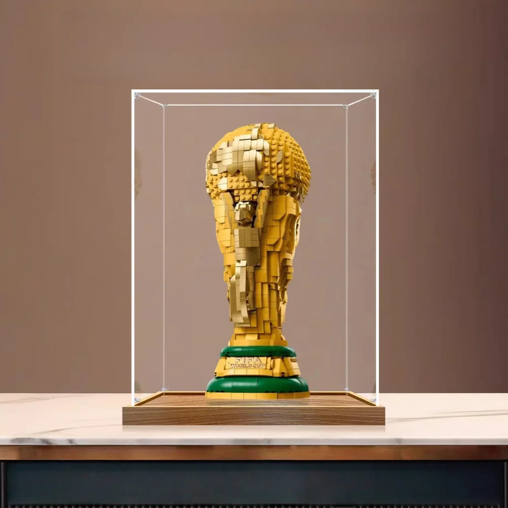 Dustproof Display Box for lego 43020 World Cup Trophy Building Blocks Display Case Storage Box Organizer(Lego Set not Included)