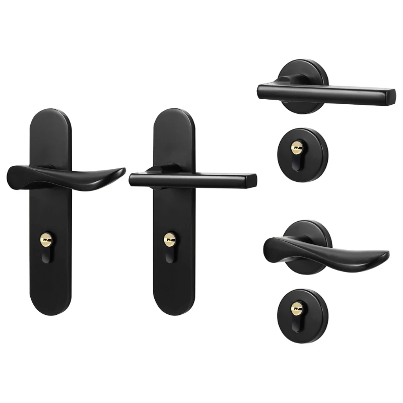 Interior Door Handles Solid Front Back Levers for