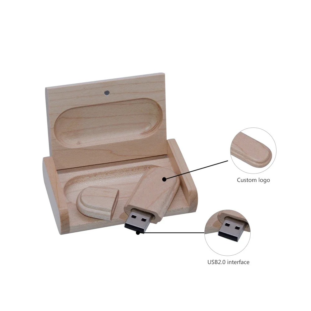 30 قطعة/الوحدة USB 2.0 (شعار مخصص مجاني) خشبي Usb 64gb محرك فلاش USB بندريف 4GB 8GB 16GB 32GB 64GB ذاكرة عصا للهدايا