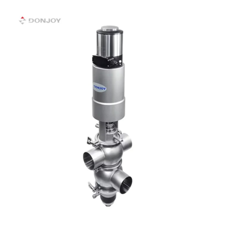 

DONJOY SS316 Hot Sale Mixing Proof Cavity Spray Valve Sanitary Pneumatic Mix Proof Valve With Controller