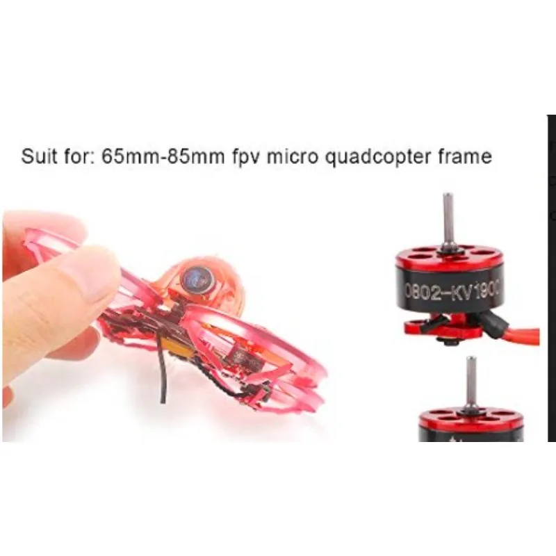 D0802 SE0802 Brushless Motor 16000 19000 25000KV For Indoor FPV Racing Tiny Quadcopter Drone Replacement Spare Parts