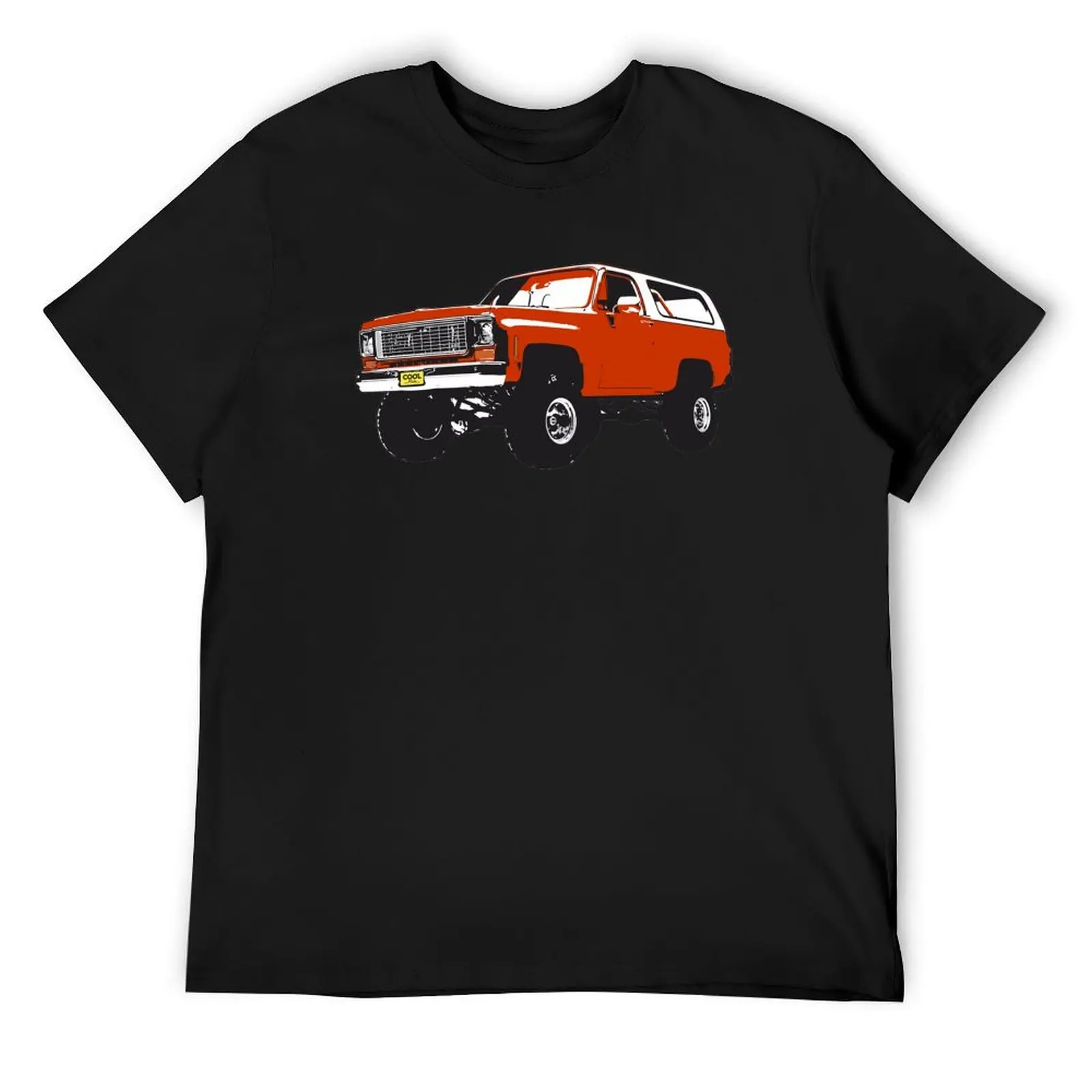 

73-79 Orange K4x4 T-Shirt sports fans summer top quick drying t shirt men