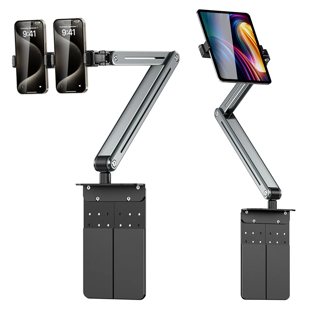 

Tablet Stand for Bed Rotatable Phone Stand for 4.7''-12.9'' Phone Tablet Holder Bracket 360° Rotating Bed Desktop Phone Mount