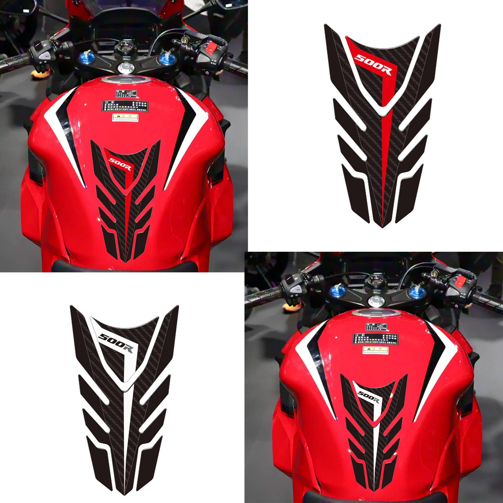 Motorcycle 3d Stickers Knee Protector Gas Fuel Oil Tank Pad Grips decals For Honda CBR500R CBR 500 R 2024
