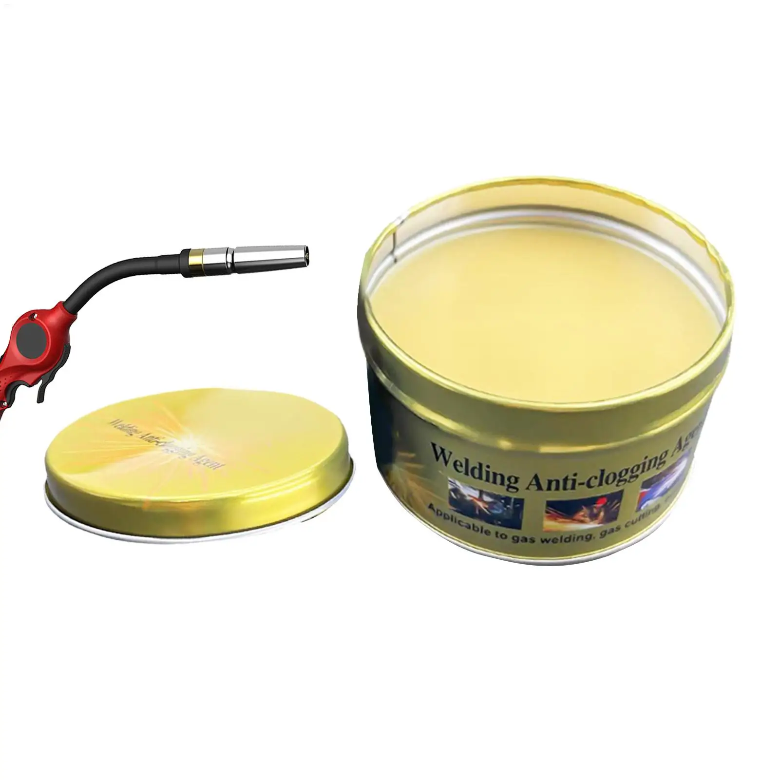 

Nozzle Gel Anti Spatter Long Lasting Non Stick Welding Compound Flux Core Mig Tig Torch Tip Protection Industrial Piping Work