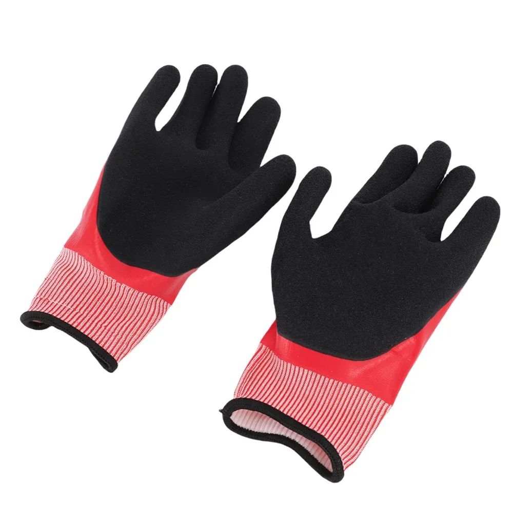 Black + Red 1000V Nitrile Insulated Safety Gloves Nitrile Length 24cm Anti-slip Matte High Voltage Work Gloves
