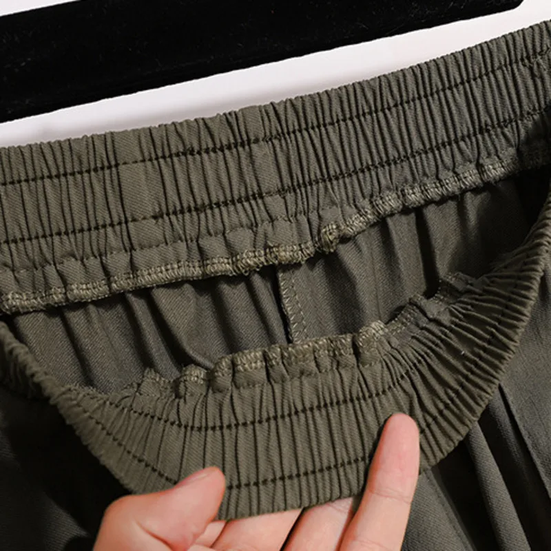 Saia com elástico de cintura alta feminina, monocromática, casual, elegante, vintage, temperamento, moda, estilo coreano, novo, verão