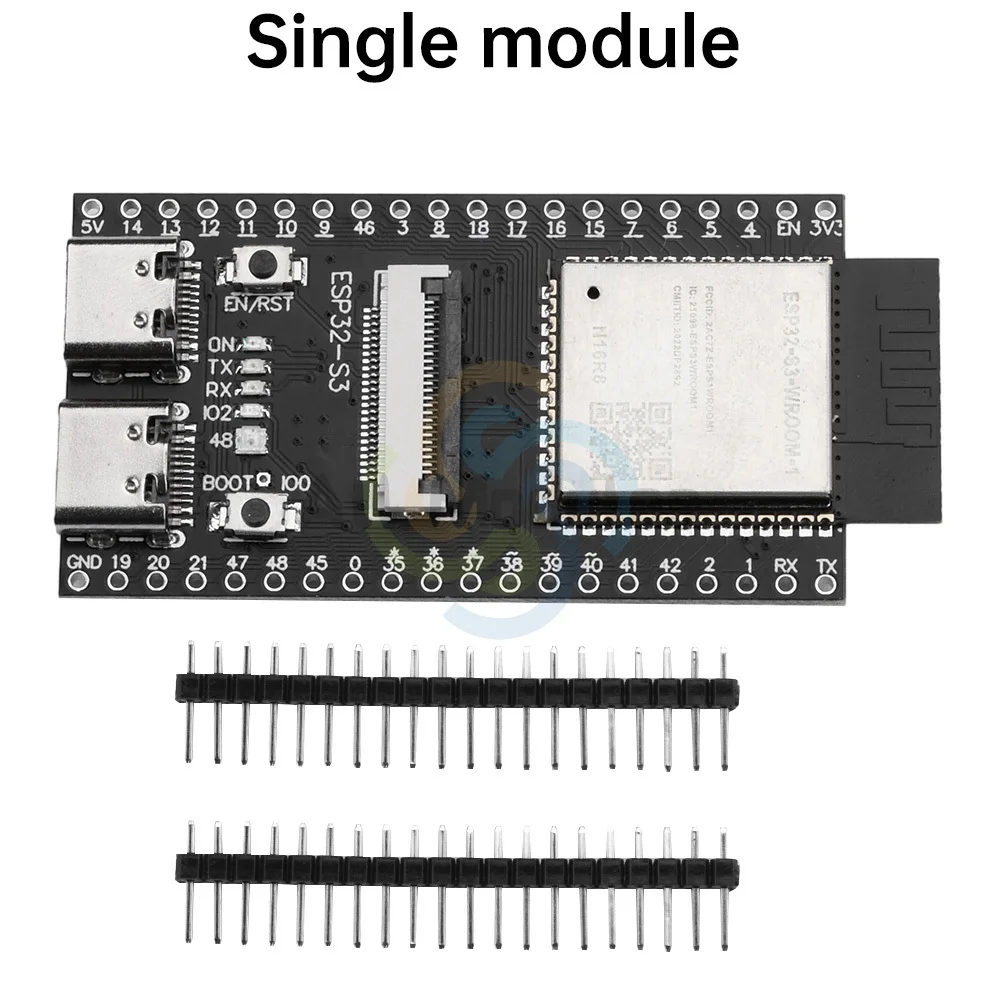 Imagem -05 - Placa de Desenvolvimento Wroom Cam Esp32-s3 Wifi Módulo Bluetooth a Bordo Esp32-s3-wroom1 N16r8 Interface Dual Tipo-c