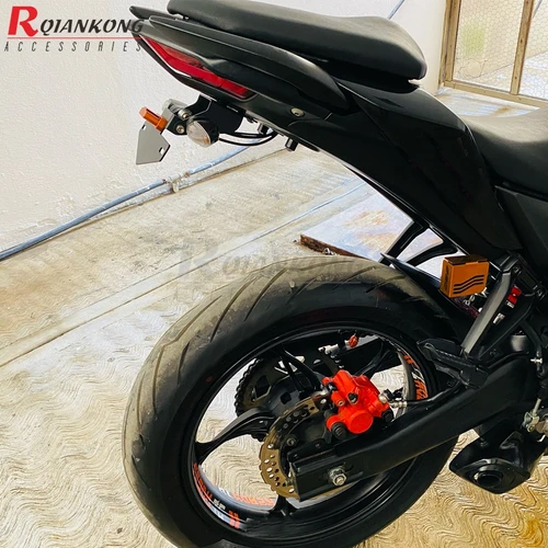 Imagen 2 del producto Soporte de marco trasero para matrícula de motocicleta, con luz LED para DUKE 125 200 250 390 RC Duke 2017-2020 2021 2022 2023