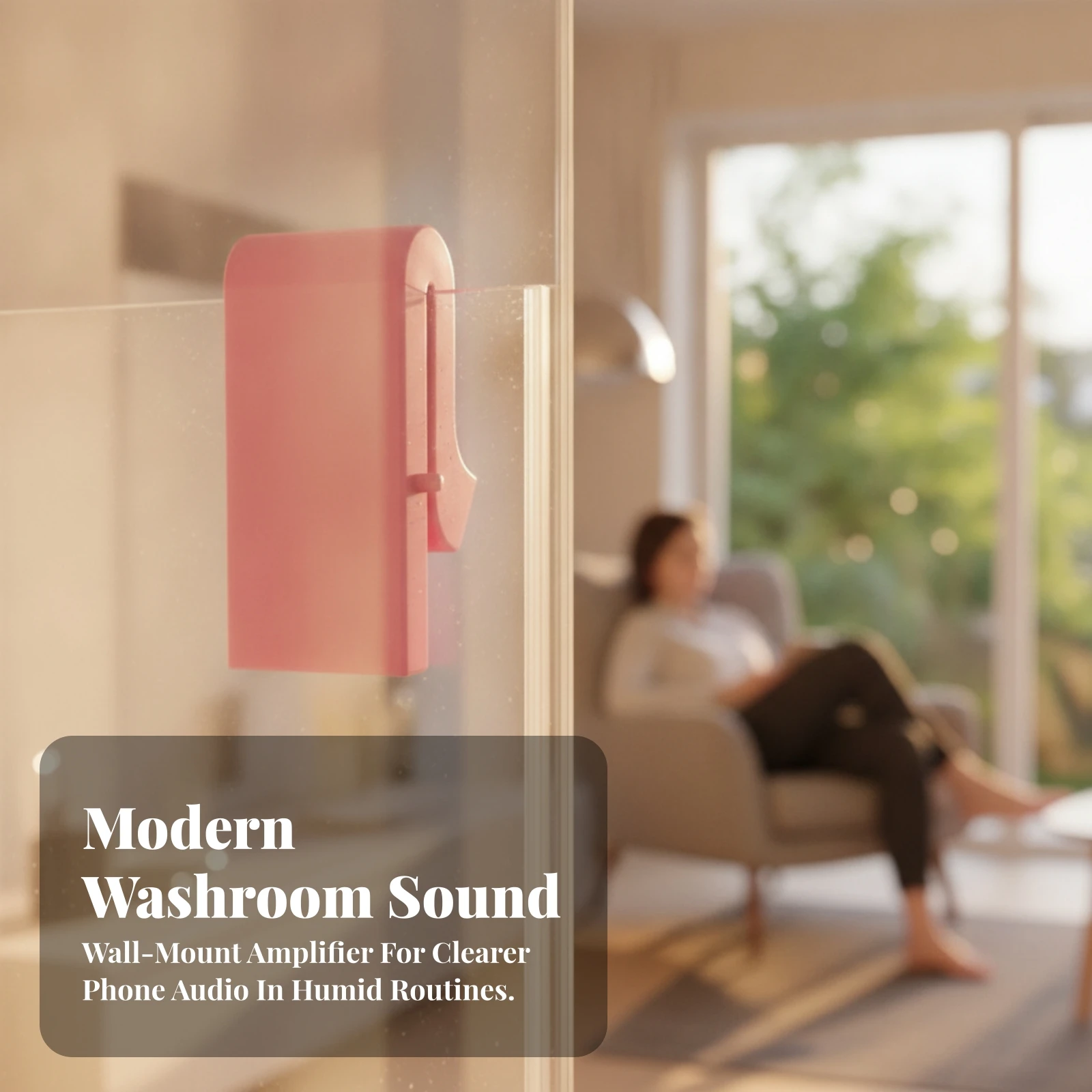 Phone Holder with Sound Amplifier Acoustic Phone Stand with Sound Amplifier Compact Lightweight for Bathroom