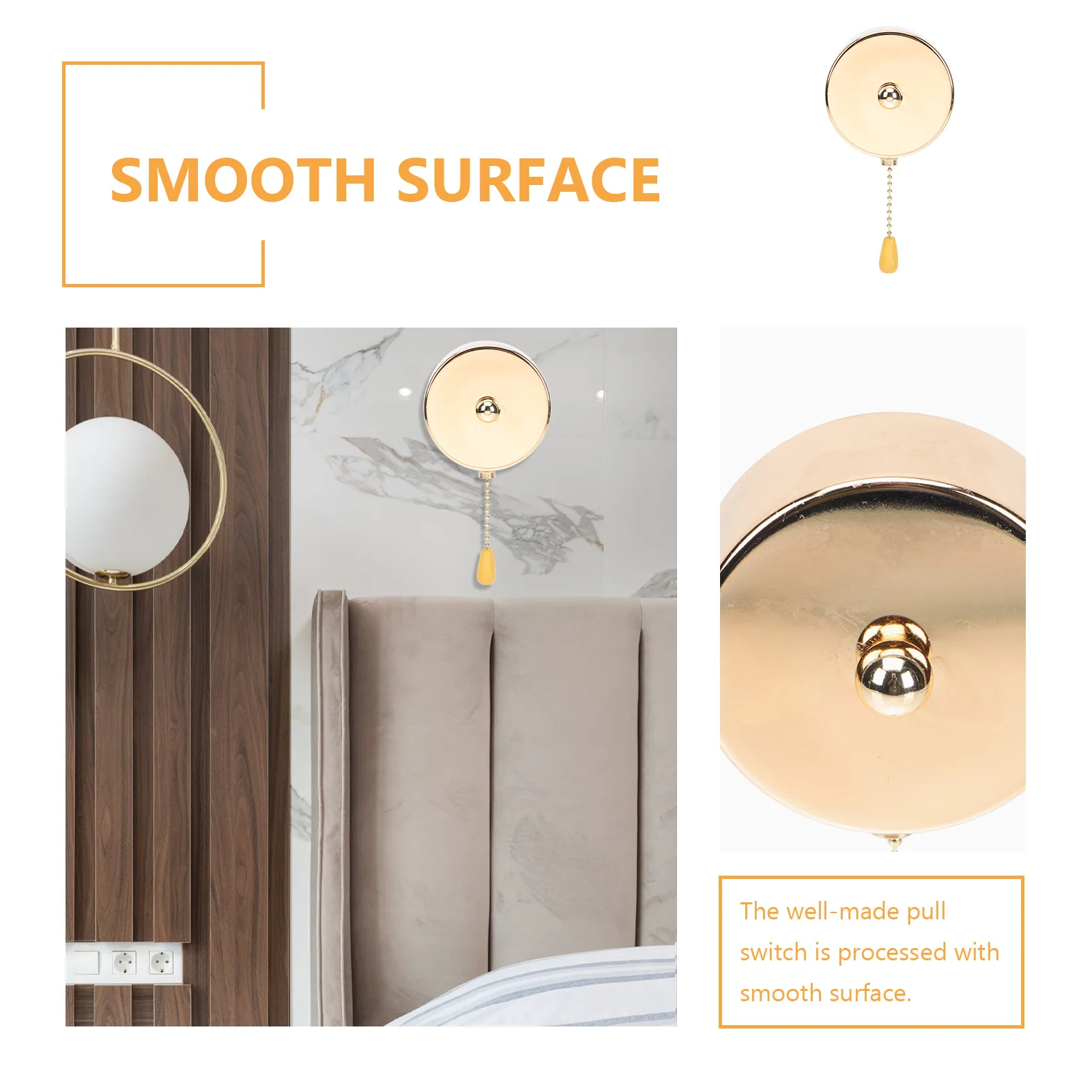 

Pull Switch For Ceiling Fan Accessory Durable Pull Chain Light Control Replacement Bedside Lamp Rope Chandelier Controlling Lamp