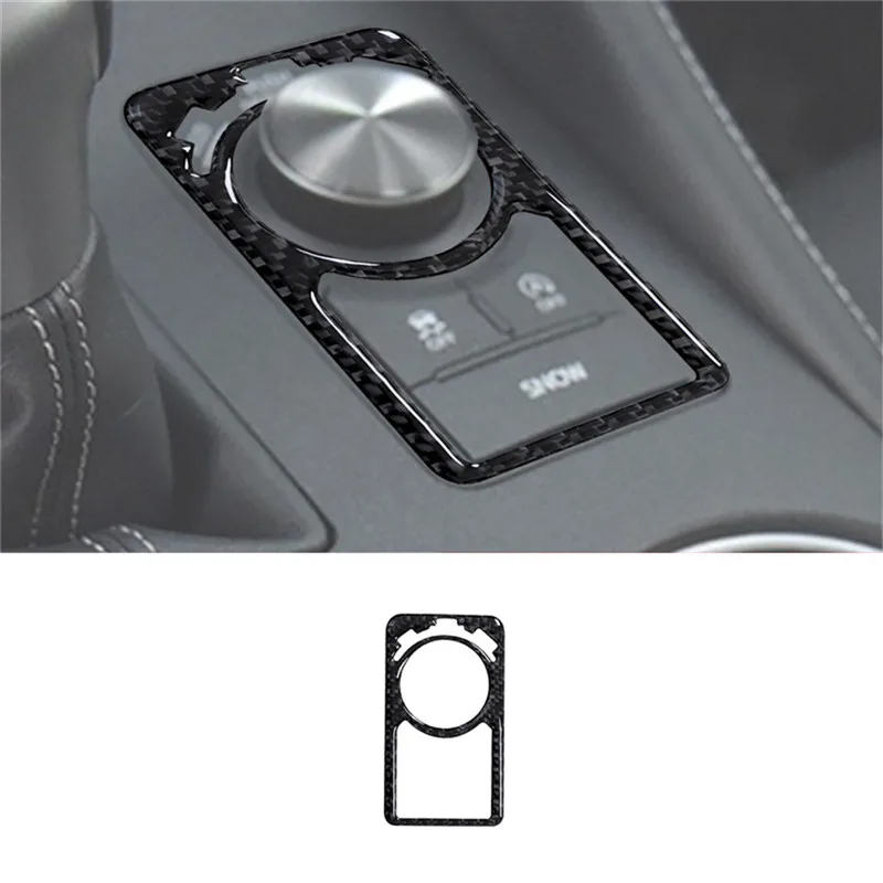 

For Lexus RC300 350 200T 2015-2020 Accessories Car Center Console Knob Frame Carbon Fiber Sticker