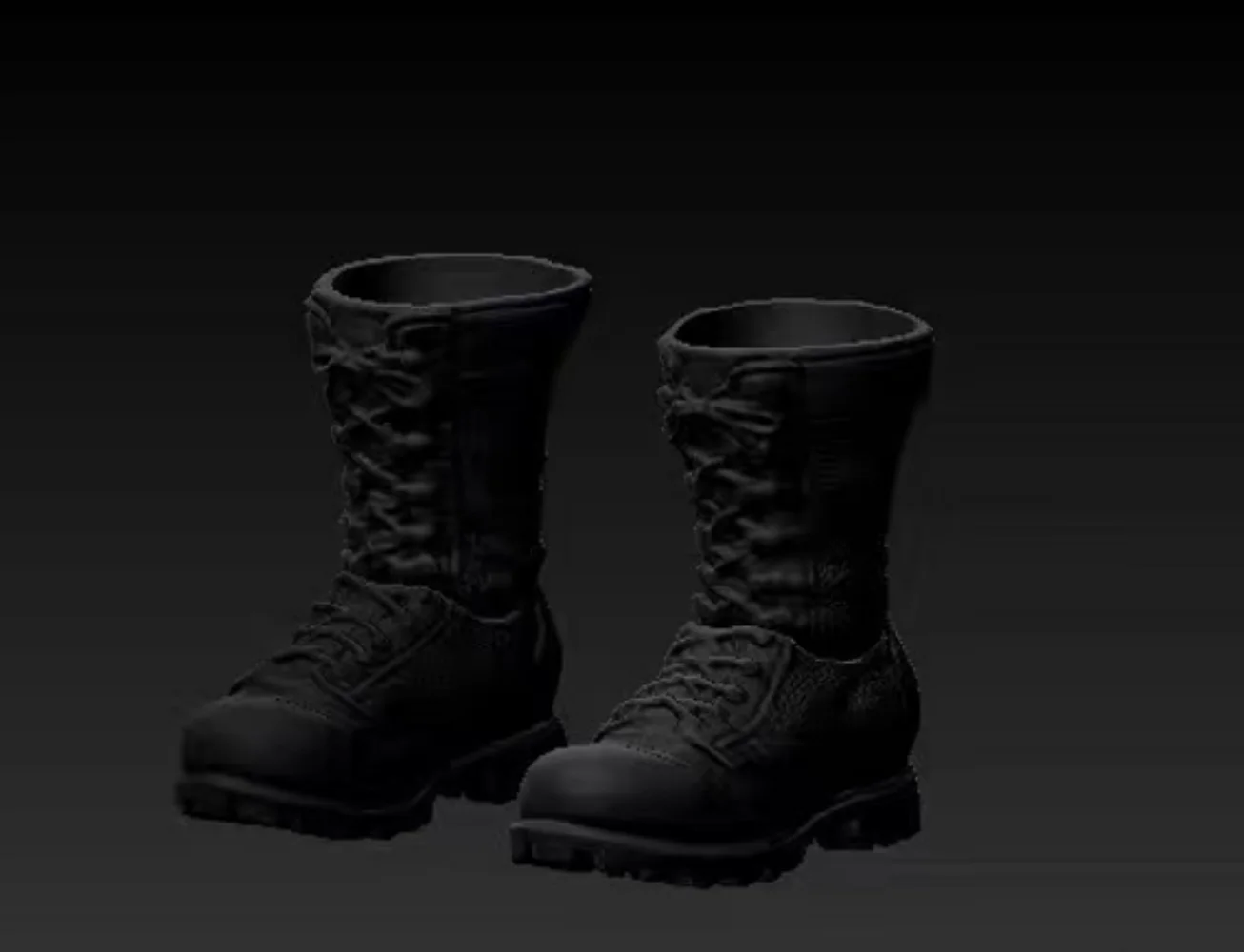 Modelo de Botas Tácticas a Escala 1/12 para Figura de 6'' Romankey