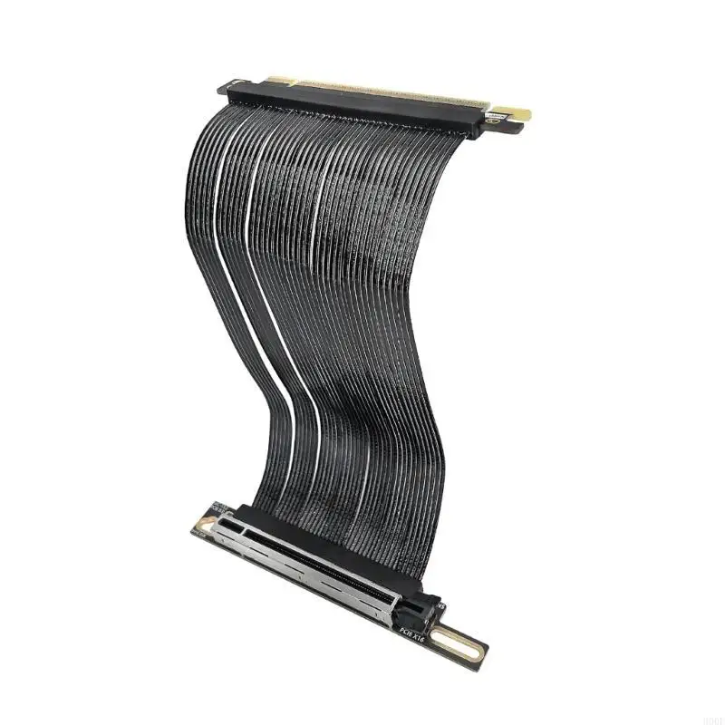 900F PCIE 5.0 X16 수직 GPU 장착을위한 직각 확장 케이블 서버의 빠른 속도 데이터 전송.