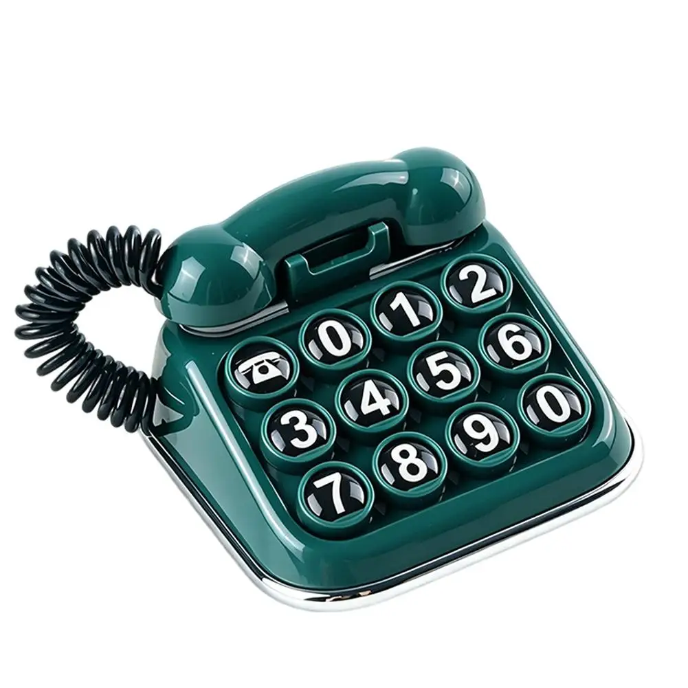 Car Dashboard Retro Telephone Parking Number Plate Creative Removable Digital Card Ornament Vehicle Interior Decoration Accessor - view 6