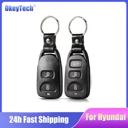 OkeyTech 2/3/4 Buttons Remote Car Key Shell For Hyundai Kia Carens Tucson Elantra Santa FE Sonata 2006 2007 2008 2009 2010