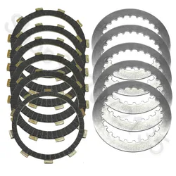 Motorcycle Clutch Friction Disc Steel Plate For Honda CRM 125 JD10 1990-1999 NSR 125R JC22 1988-2003 Separator Drive Kit parts