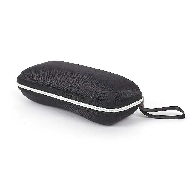 Portable Glasses Case For Women Men Sunglasses Box With Lanyard Zipper Eyeglass Case Cover Protector