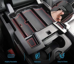 Car Armrest Box Storage Center Console Organizer Container For Dodge RAM 1500 2500 3500 2019 2020 2021 2022 2023 Accessories