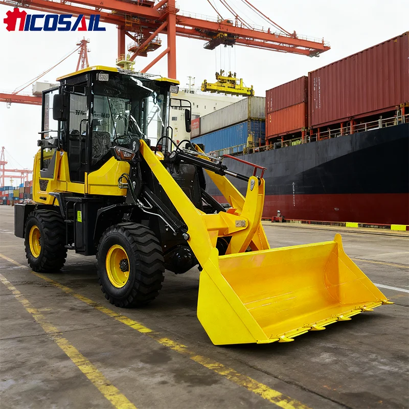 

Mini Four-Wheel Drive Agriculture Loader 1 Ton 2 Ton 3 Ton Capacity Wheel Backhoe Loader