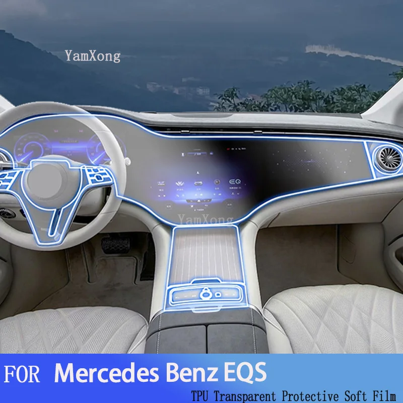 Protektor ekranu EQS – Optymalne rozwiązanie do ochrony wyświetlacza w Mercedesie EQS (2021–2023)