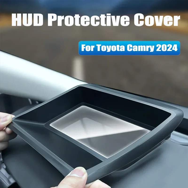 

For Toyota Camry 2024 Car HUD Display Protective Cover Head-Up Display Reflective Protect Screen Dustproof Frame Accessories
