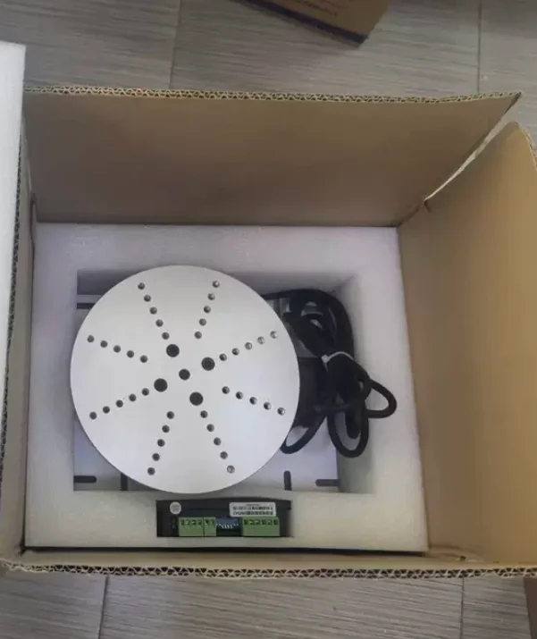 ORT120 Electric Rotary Table 1.2Nm DC 24V NPN Sensor Rotating Platform for Laser Marking Welding Engraving