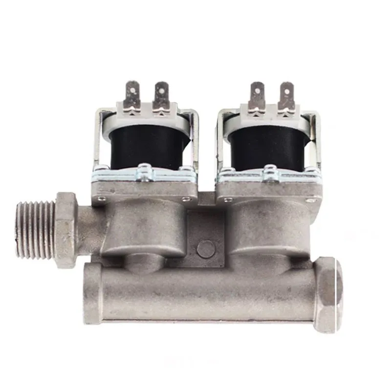 Gas Oven Universal Self-Priming Solenoid Valve DC24V Solenoid Valve Inner Tooth Type Outer Tooth Type Double Valve