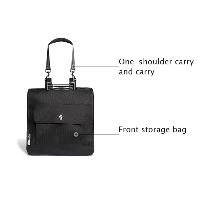 Kinderwagen-Reiserucksack, doppelte Umhängetasche, Aufbewahrungsorganisator, abnehmbares Design, Kinderwagen mit mehreren Fächern