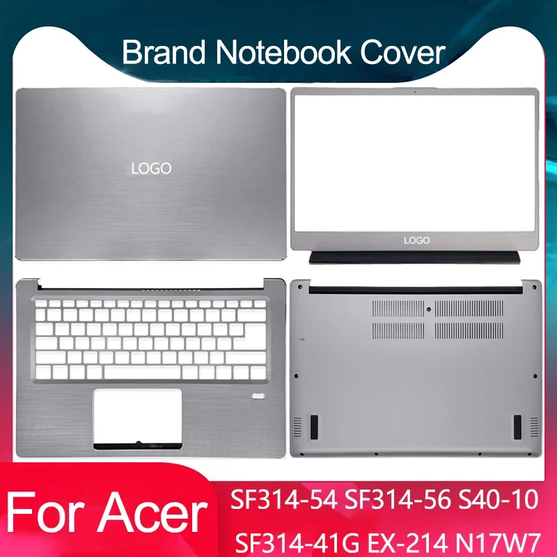 ใหม่สำหรับ ACER Swift 3 SF314-54 SF314-56 S40-10 214 N17W7 SF314-41แล็ปท็อปปกหลัง LCD กรอบด้านหน้าด้านล่างเคสด้านบน