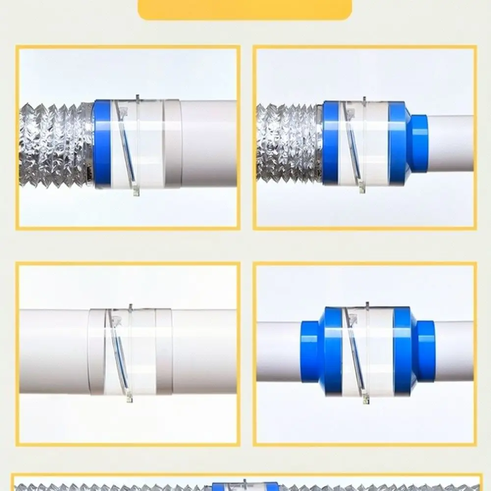 For For KAQALK Exhaust Fan Check Valve PVC Duct Non Return Damper Bathroom Ventilation System Anti Backflow Insect Proof Seal