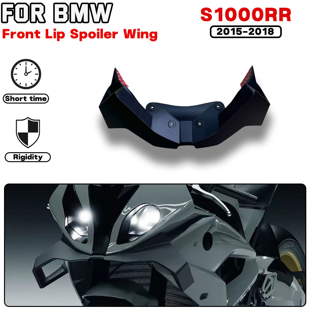 

For BMW S1000RR 2015 2016 2017 2018 Motorcycle accessories Front lip spoiler wing fairing Downforce Front Aerodynamics