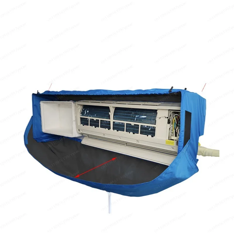 Air conditioner cleaning cover, 1-3-horse waterproof bag for general disassembly and washing of the internal machine