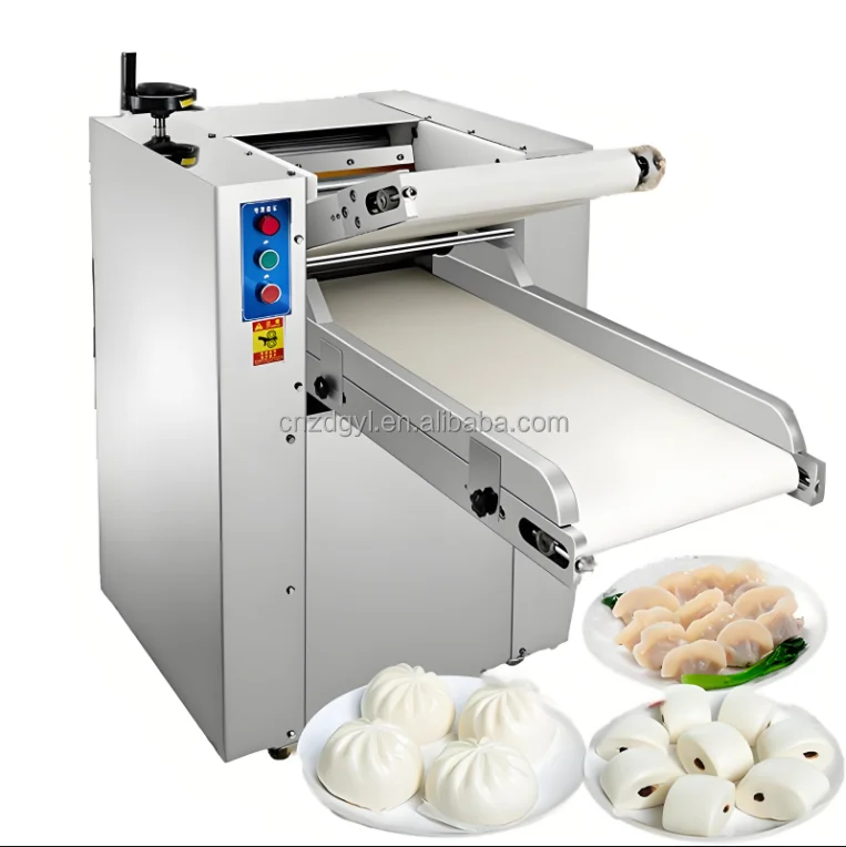 

New Automatic Flour Dough Roller Machine Pizza Dough Sheeter For Bread & Flour Mill Use