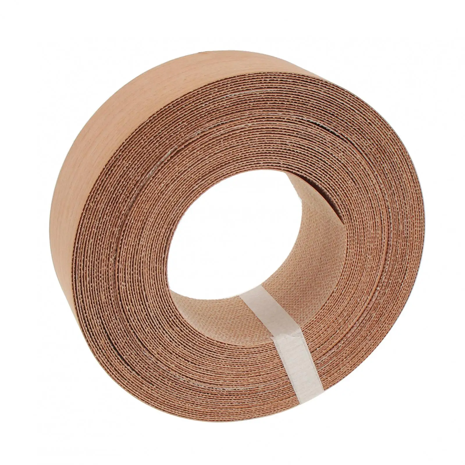 1.9 cm X 15m Hot Melt Adhesive Melamine Edge Banding Flexible Veneer Edging for Plywood Table / Cabinet, Pre-glued Veneer Edging
