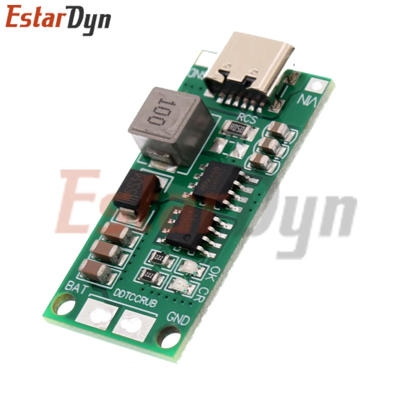 Multi-Cell 2S 3S 4S Type-C To 8.4V 12.6V 16.8V Step-Up Boost LiPo Polymer Li-Ion Charger 7.4V 11.1V 14.8V 18650 Lithium Battery