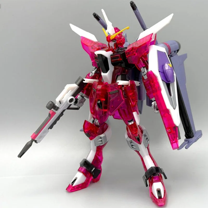 

Bandai Genuine HG INFINITE JUSTICE GUNDAM TypeII [CLEAR COLOR] Anime Action Figure Collectible Assembly Model Toys Gift Children